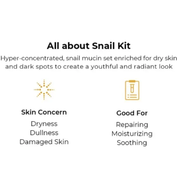 COSRX All about Snail Korean Skincare | TSA Approved Travel Size, Gift Set - Picture 4 of 8